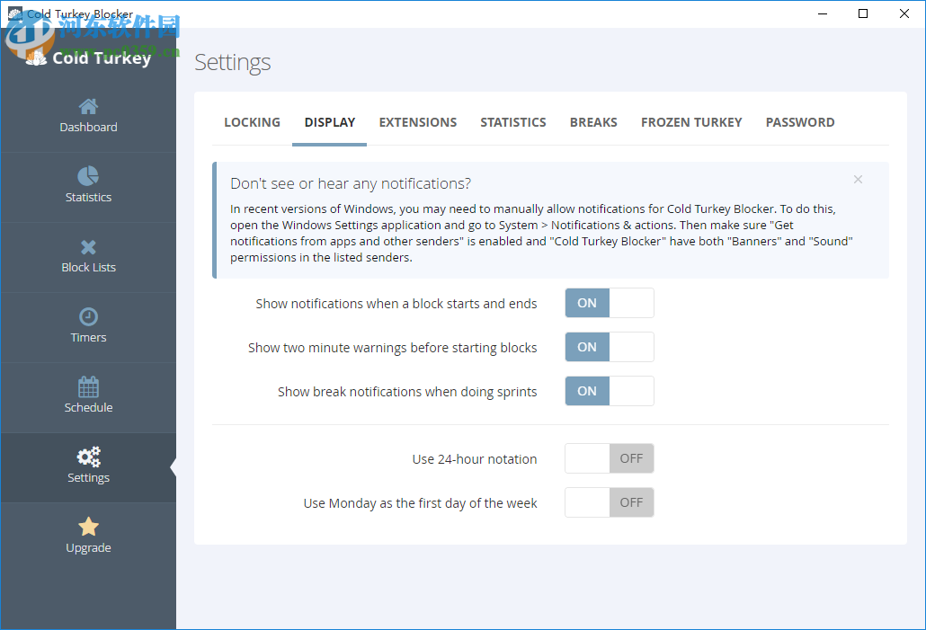 Cold Turkey Blocker Pro 3.10 免费版