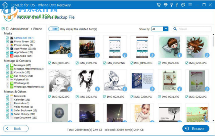 FoneLab iPhone Data Recovery(苹果手机数据恢复软件) 10.1.6 官方版