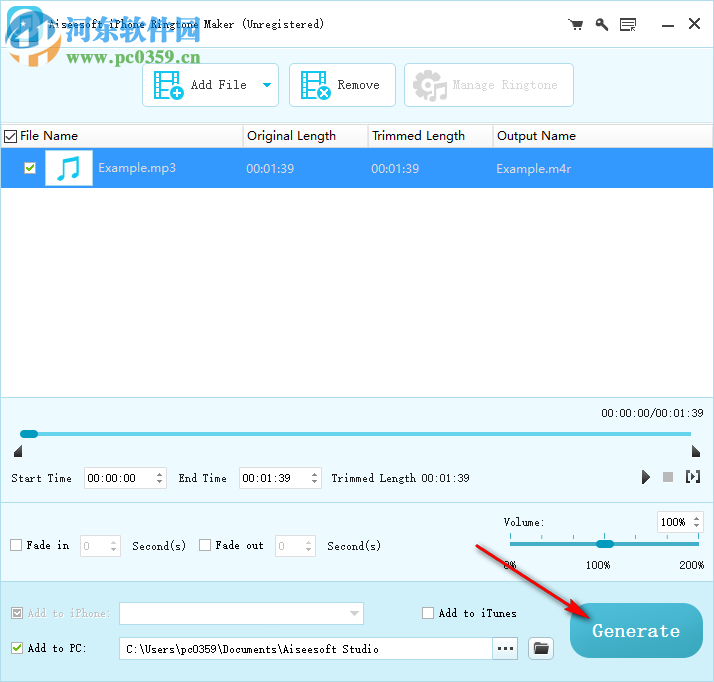 Aiseesoft iPhone Ringtone Maker(iphone铃声制作软件) 7.0.76 官方版