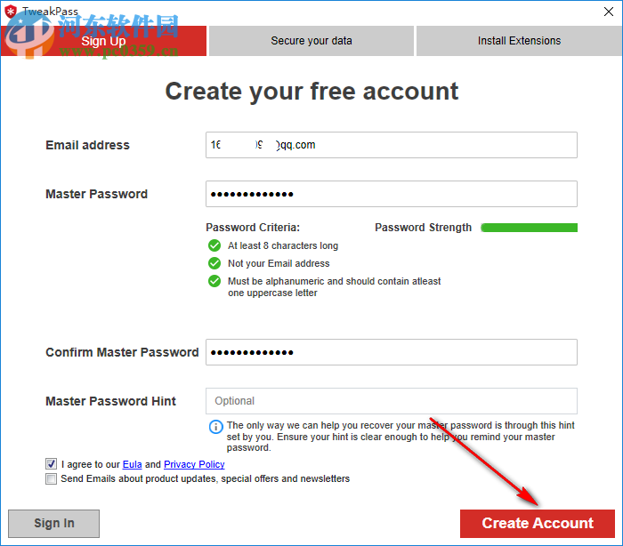 TweakPass(密码管理工具) 1.0.1000.3603 官方版