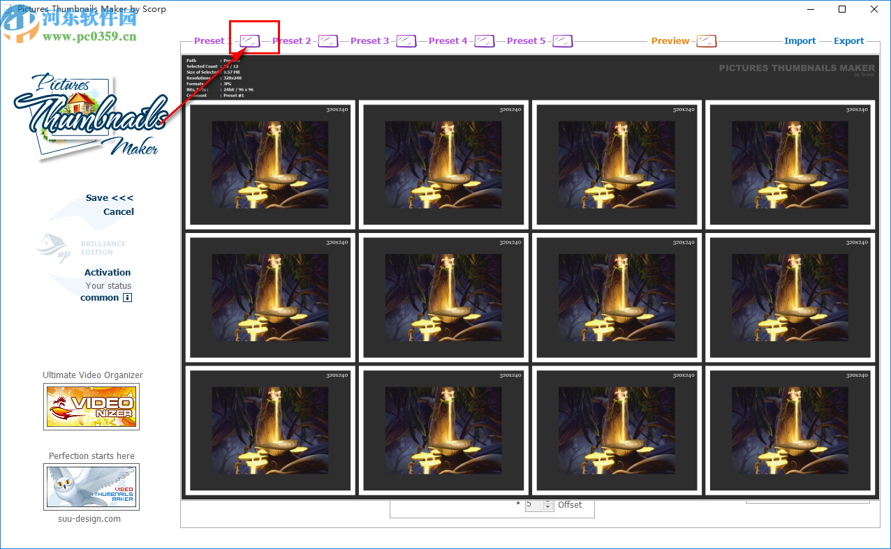 Pictures Thumbnails Maker Platinum(缩略图制作软件)
