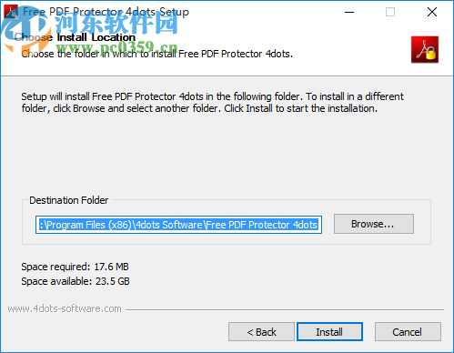 Free PDF Protector 4dots(PDF加密软件)
