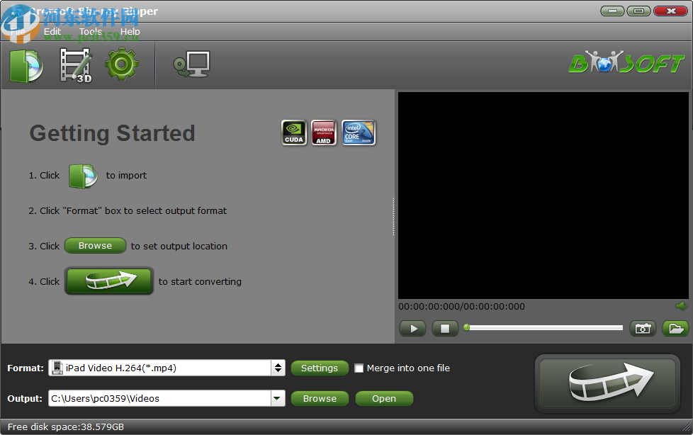 Brorsoft Blu-ray Ripper(蓝光翻录软件)