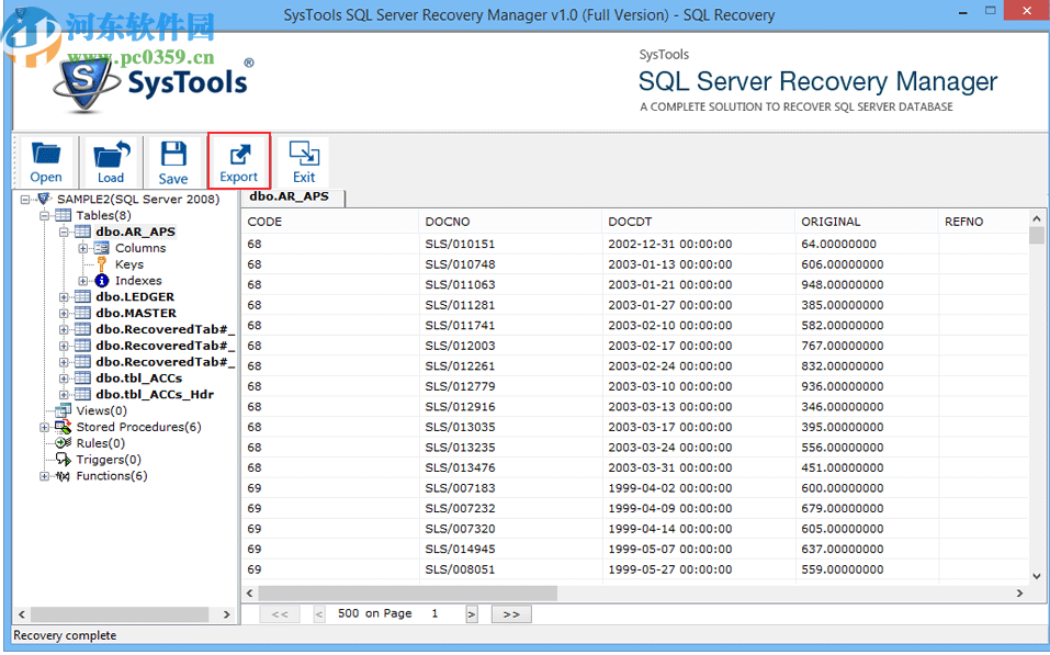 SysTools SQL Server Recovery Manager