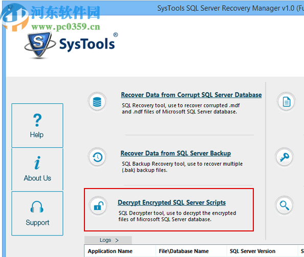 SysTools SQL Server Recovery Manager
