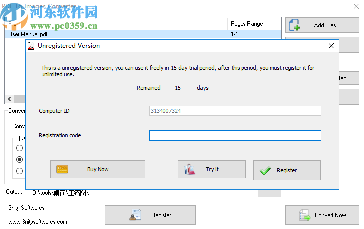 PDF to Images Converter(PDF转图片工具)