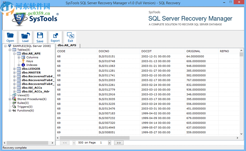 SysTools SQL Server Recovery Manager