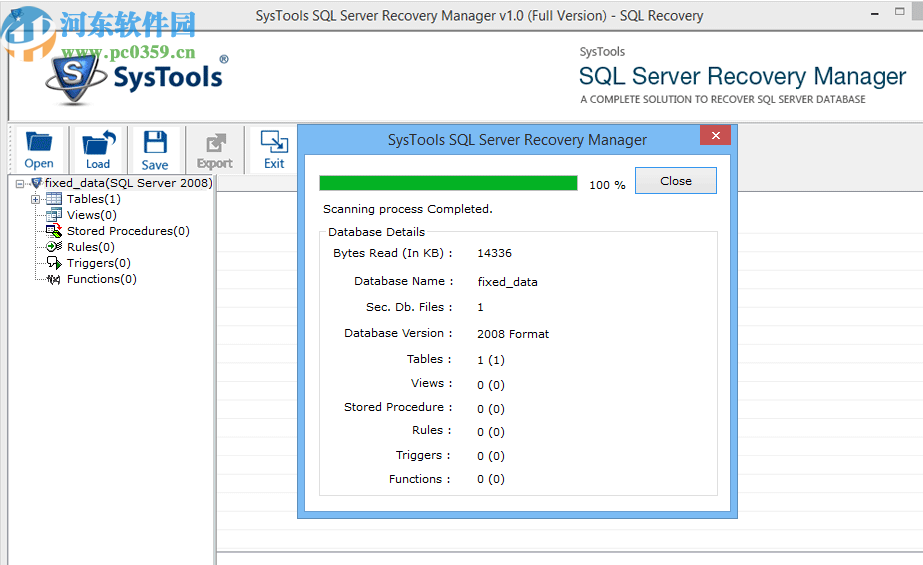 SysTools SQL Server Recovery Manager