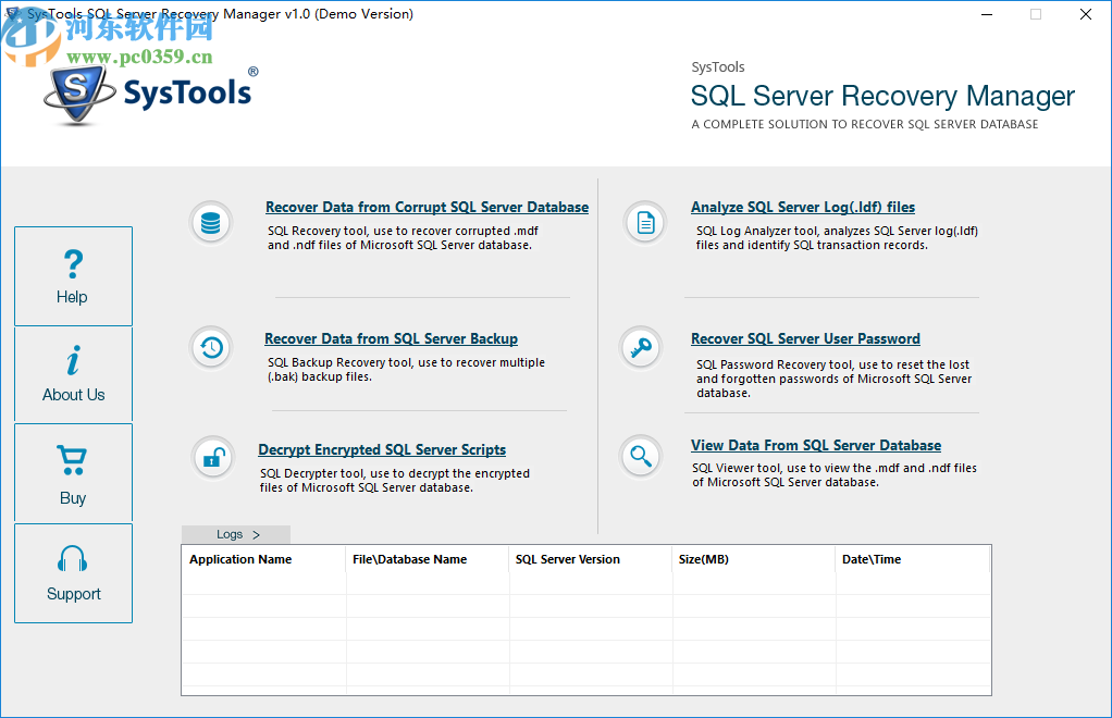 SysTools SQL Server Recovery Manager