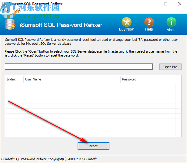 iSumsoft SQL Password Refixer(密码重置软件)