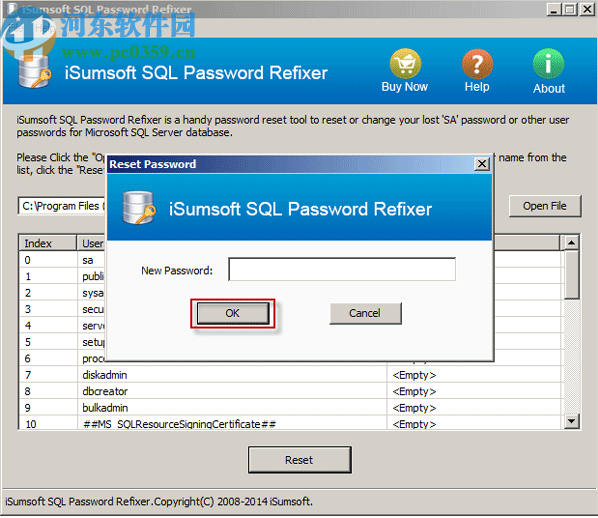 iSumsoft SQL Password Refixer(密码重置软件)