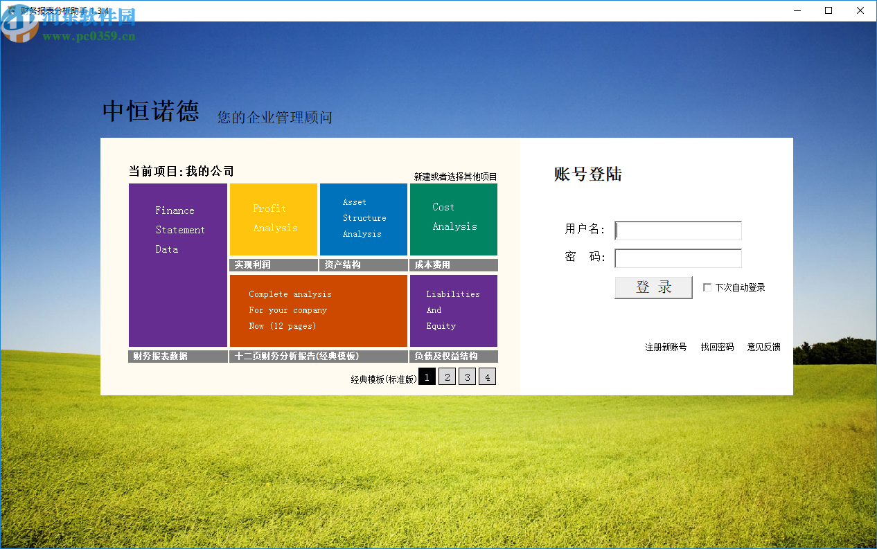 中恒诺德财务报表分析助手