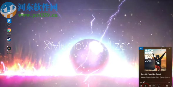 酷鱼3D桌面频谱(X Music Visualizer 3D)