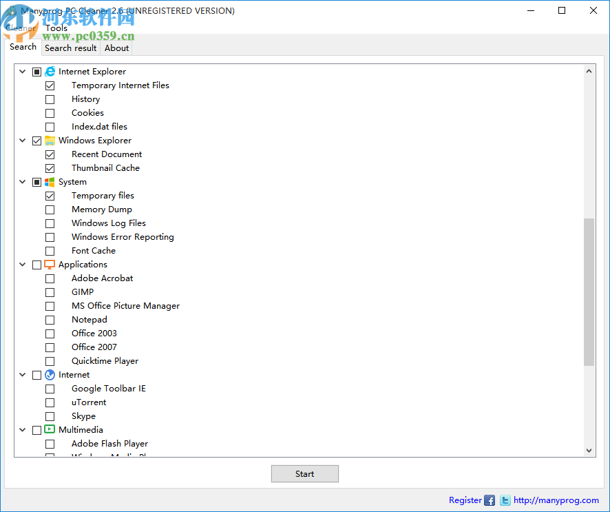 Manyprog PC Cleaner(电脑清理软件)