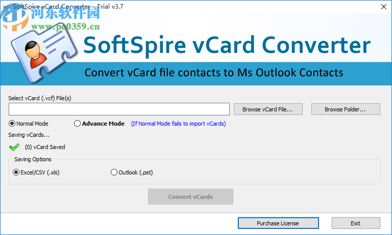 SoftSpire vCard Converter(vCard格式转换器)