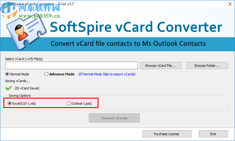 SoftSpire vCard Converter(vCard格式转换器)
