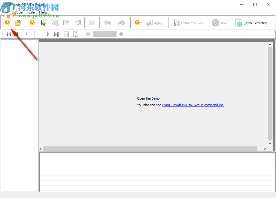 Boxoft pdf to Excel(PDF转Excel软件)