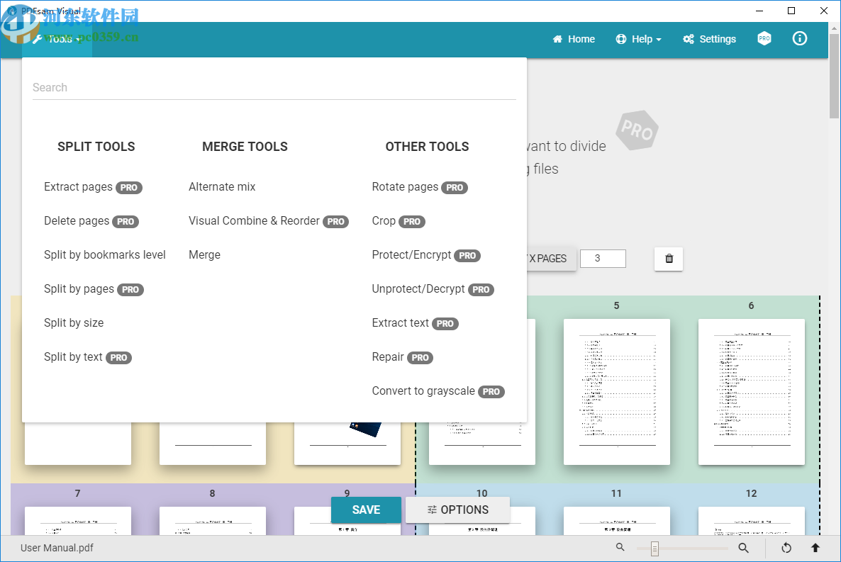 PDFsam Visual(PDF可视化工具)