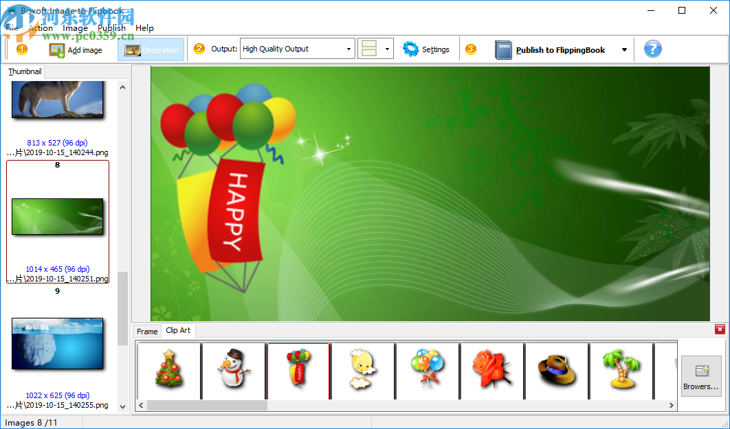 Boxoft Image to Flipbook(图片转翻页书工具)
