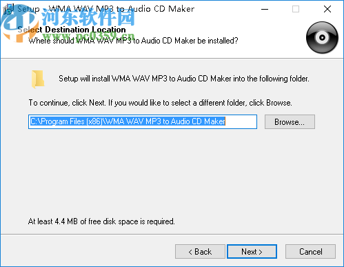 WMA WAV MP3 to Audio CD Maker(音频CD制作软件)