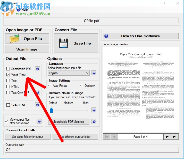 JPG to Word Converter(图片转文字工具)