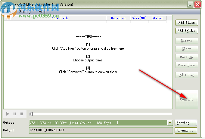 Allok OGG MP3 Converter(音频转换工具)
