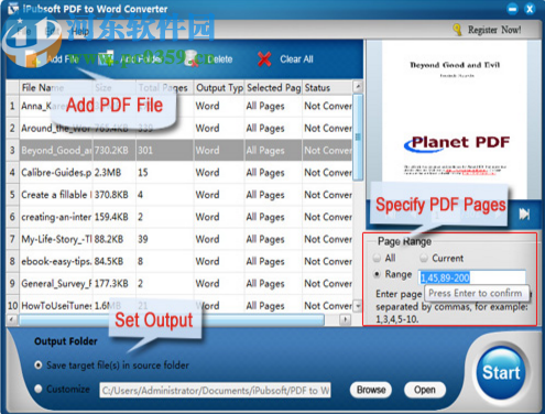 iPubsoft pdf to Word Converter(PDF转Word工具)