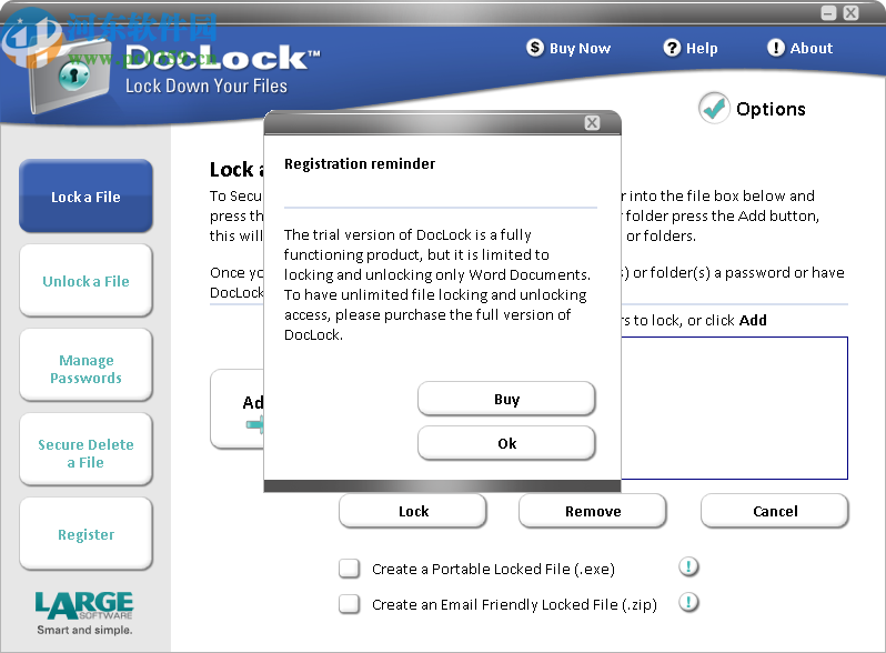 DocLock(文件夹加密)