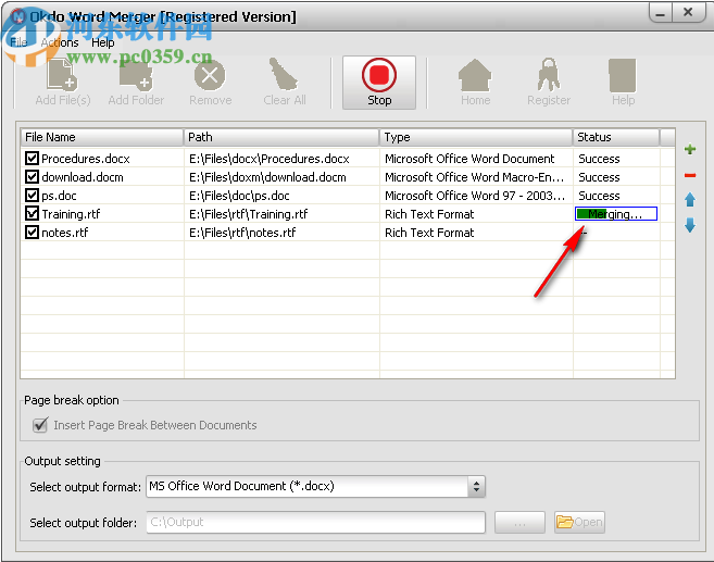 Okdo Word Merger(Word合并软件)