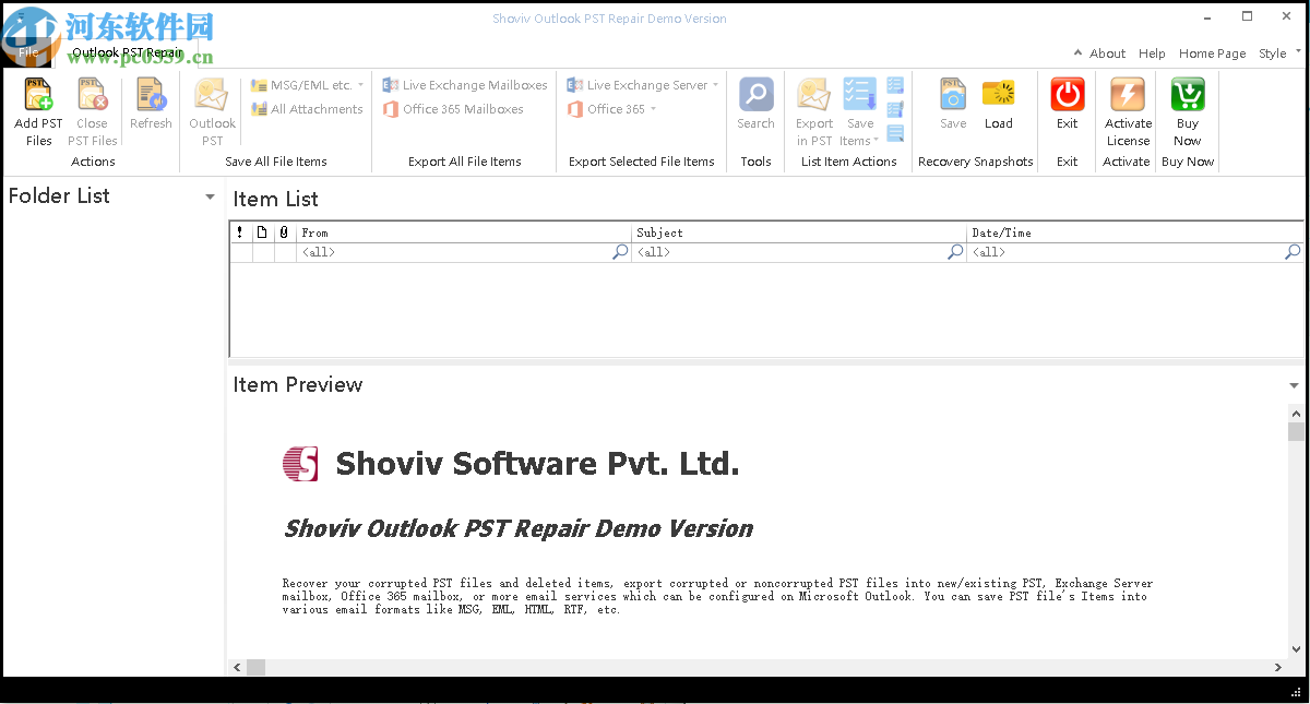 Shoviv Outlook psT Repair(PST修复程序)