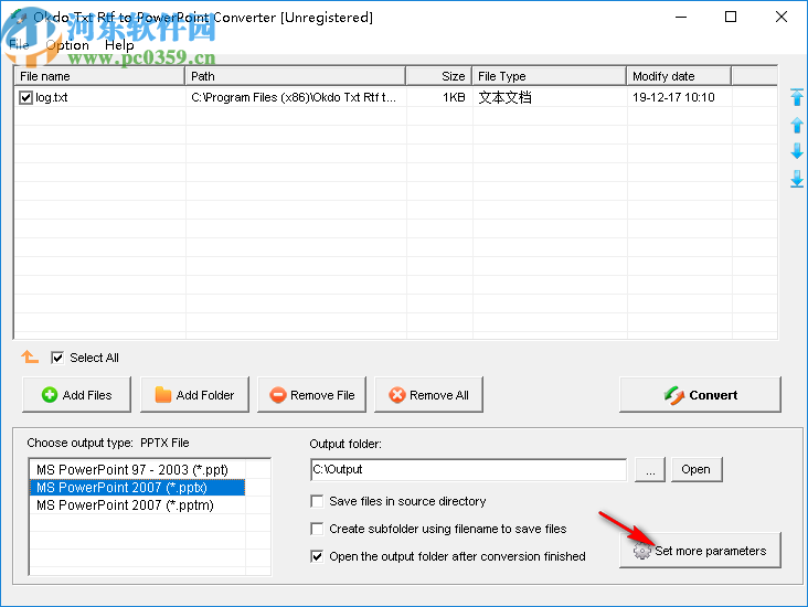 Okdo Txt Rtf to PowerPoint Converter