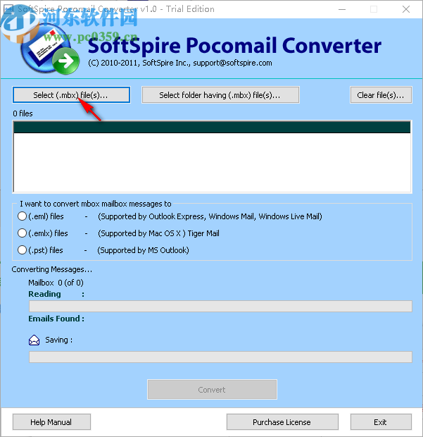 SoftSpire Pocomail Converter(Pocomail转换工具)