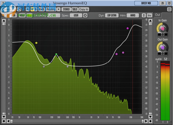Voxengo HarmoniEQ(音频均衡器)