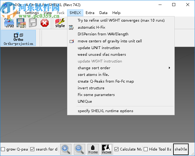 shelXle(三维结构编辑器)