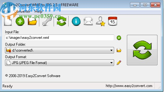 Easy2Convert WMF to JPG(WMF<a href=/zt/tpgszhq/ target=_blank class=infotextkey>图片格式转换器</a>)