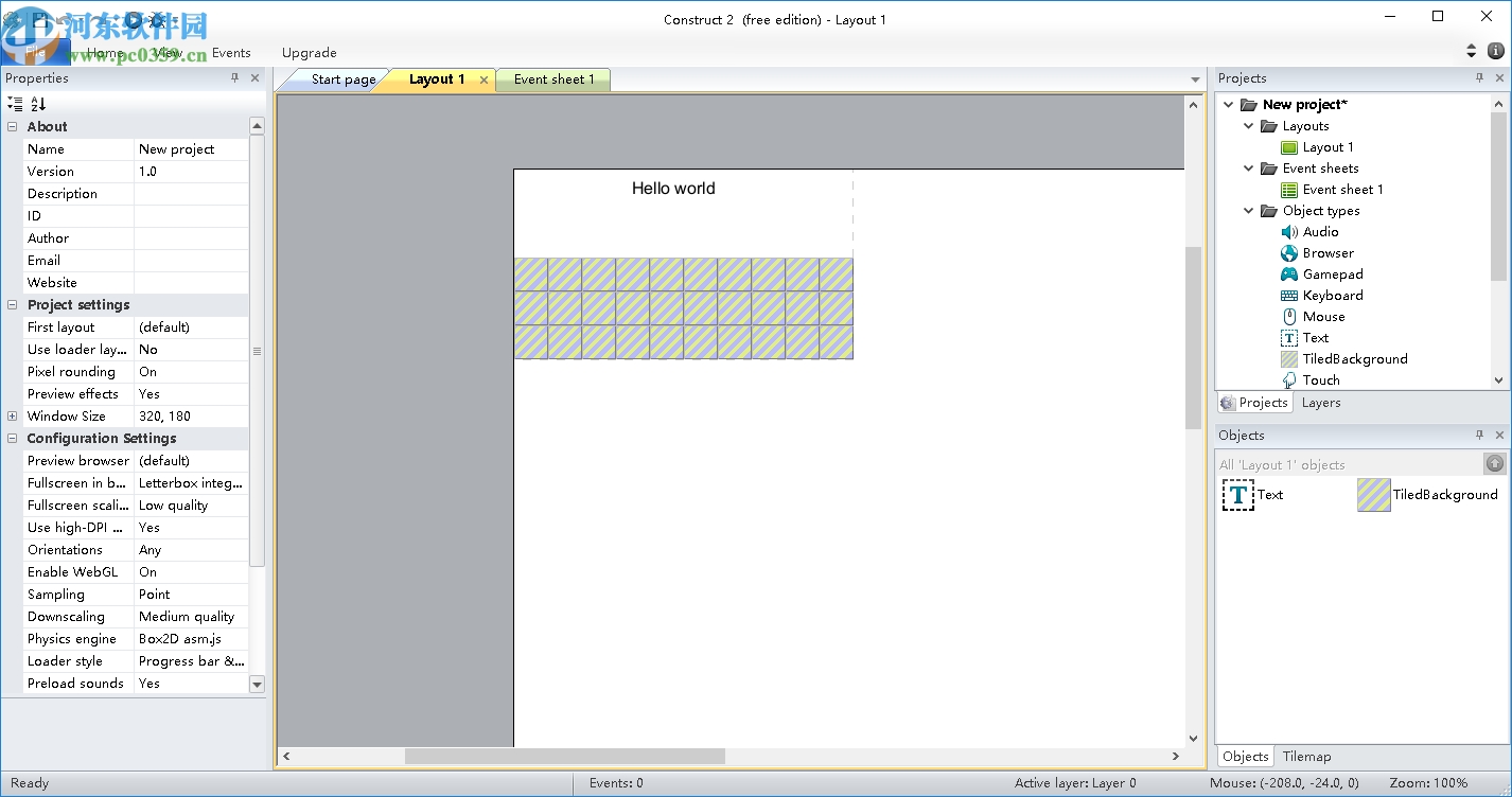 Construct 2(HTML游戏制作工具)