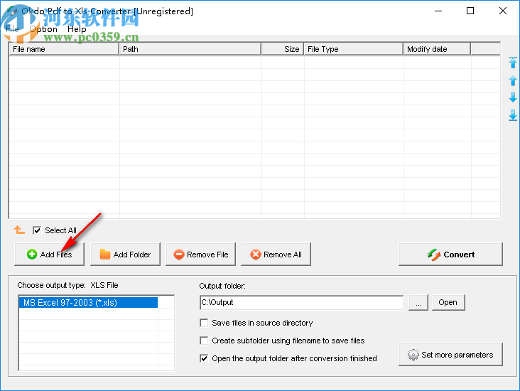 Okdo Pdf to Xls Converter(Pdf到Xls转换器)