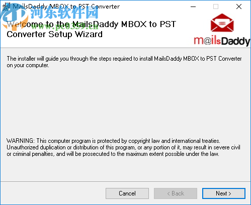 MailsDaddy MBOX To PST Converter