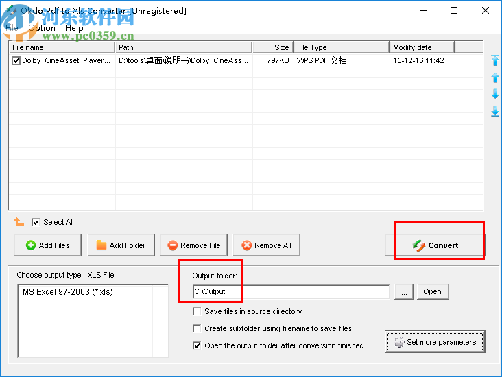 Okdo Pdf to Xls Converter(Pdf到Xls转换器)