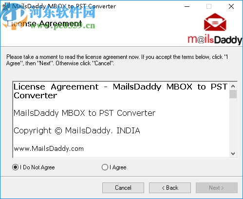 MailsDaddy MBOX To PST Converter
