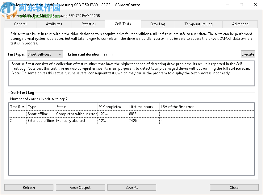 智能磁盘检测工具(GSmartControl)