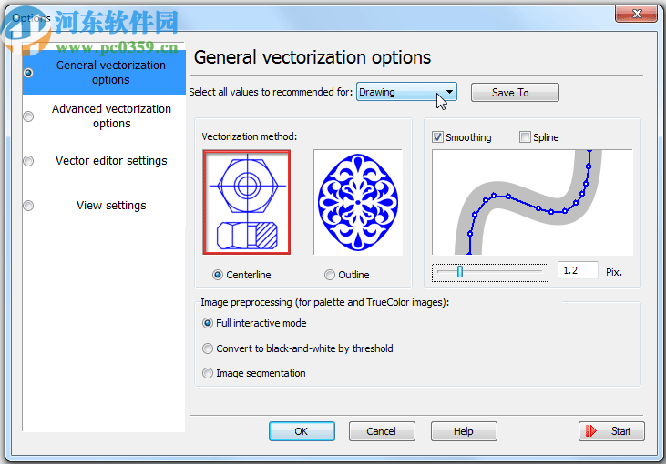 Vextractor(光栅转换矢量图工具)