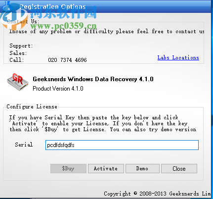 GeekSnerds Windows Data Recovery(数据恢复工具)