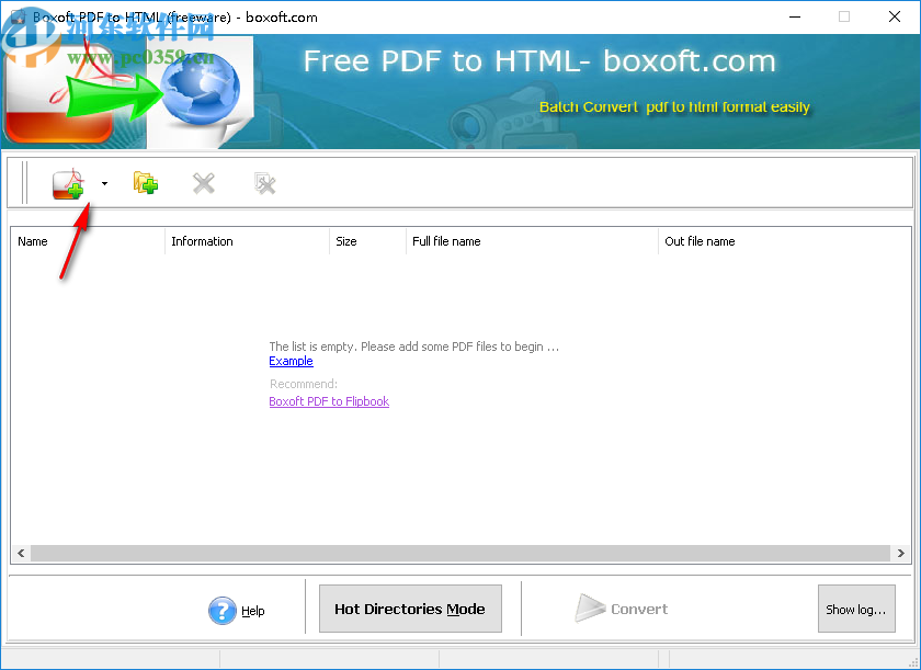 Boxoft PDF to Html(PDF到HTML转换器)