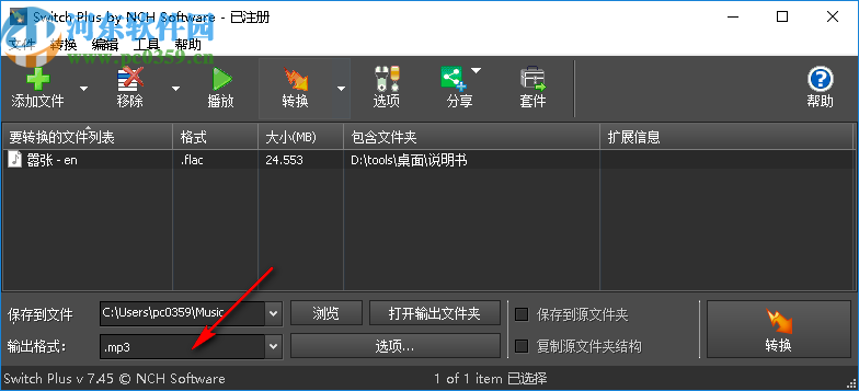 Switch Plus by NCH Softwara(音频转换工具)