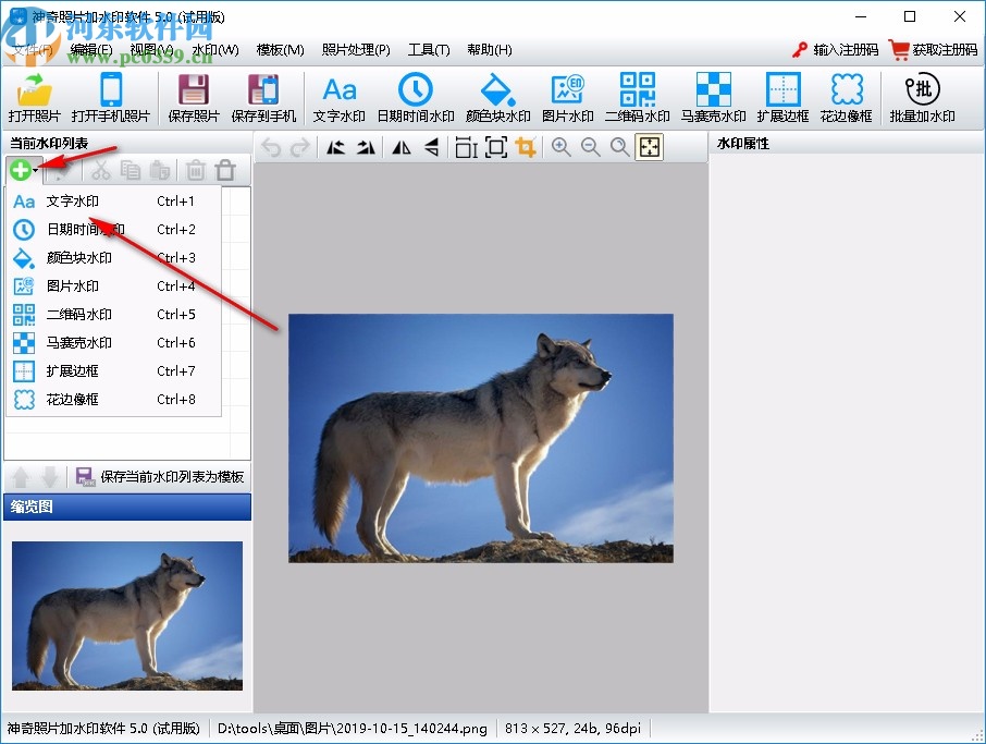 神奇照片加水印软件
