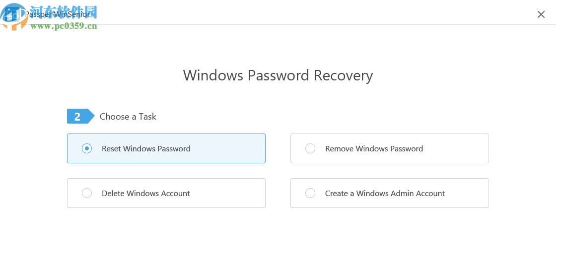 Passper WinSenior(Windows密码恢复工具)