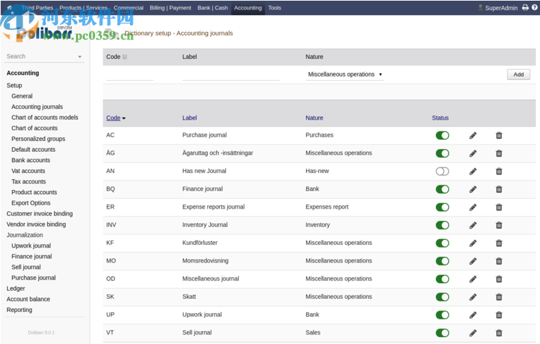 Dolibarr(开源ERP软件)
