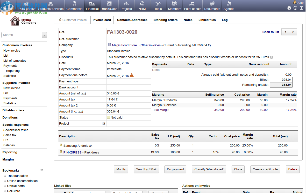 Dolibarr(开源ERP软件)