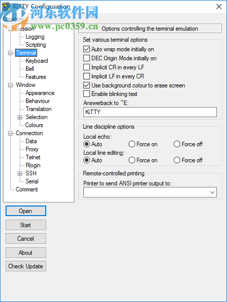 KITTY Configuration(远程控制软件)